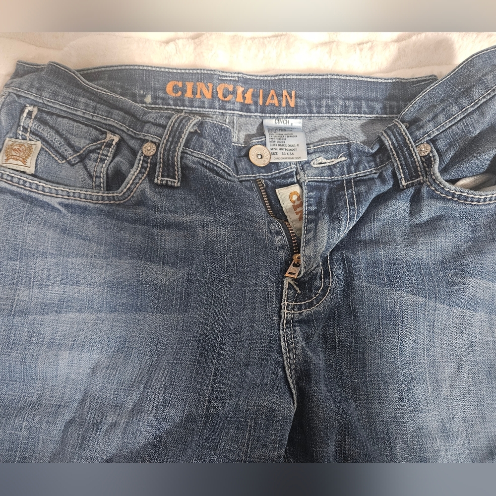 Mens Cinch Blue Jeans